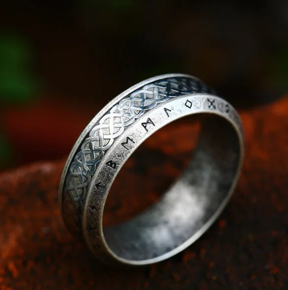 Vintage Tree of Life Stainless Steel Ring
