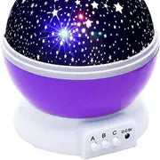 Rotating Star Projector Lamp for Children's Bedroom