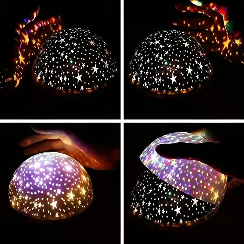 Rotating Star Projector Lamp for Children's Bedroom