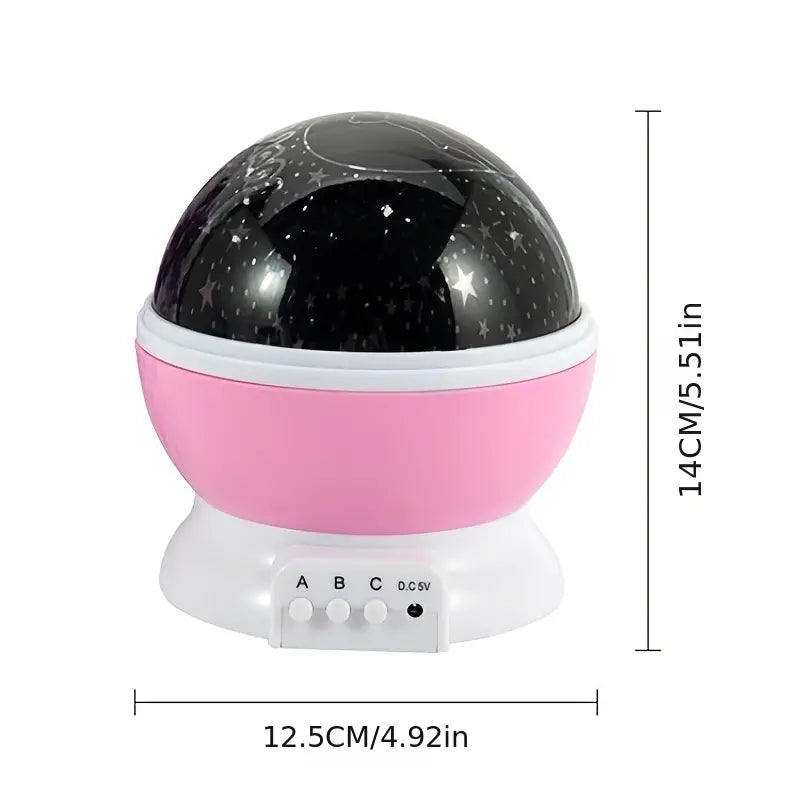 Rotating Star Projector Lamp for Children's Bedroom